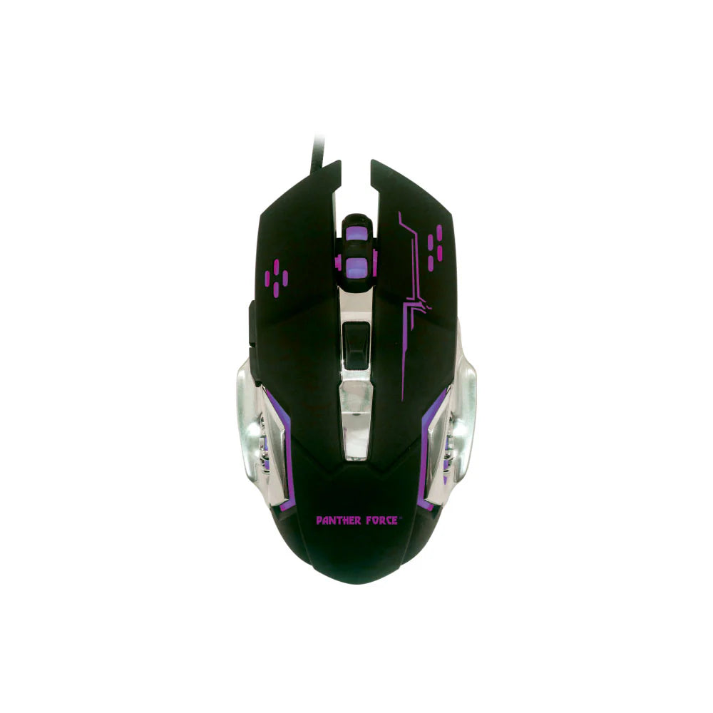 PF138 - Panther Force Gaming Combo – RGB Mechanical Keyboard & Adjustable Mouse
