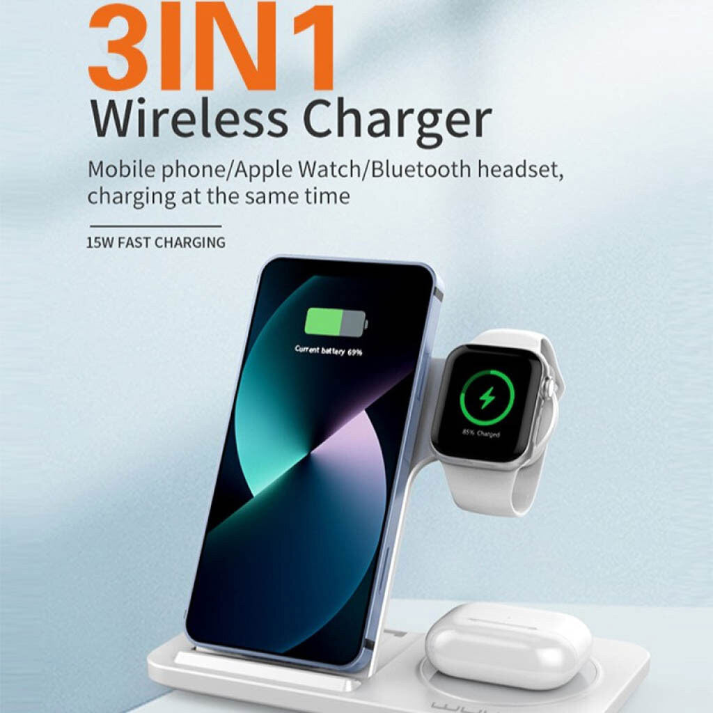 WUW C250 3 in 1 Wireless Charger