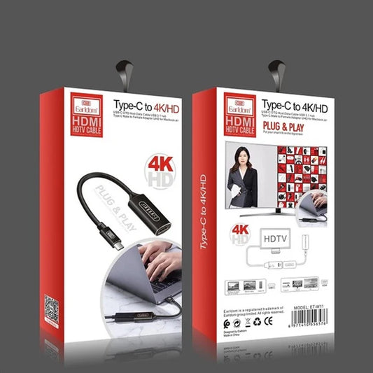 Type C to 4K HDMI Cable