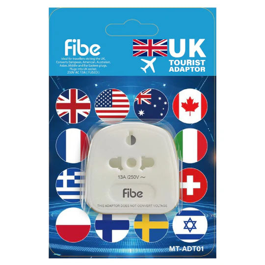 Fibe UK Travel Adapter