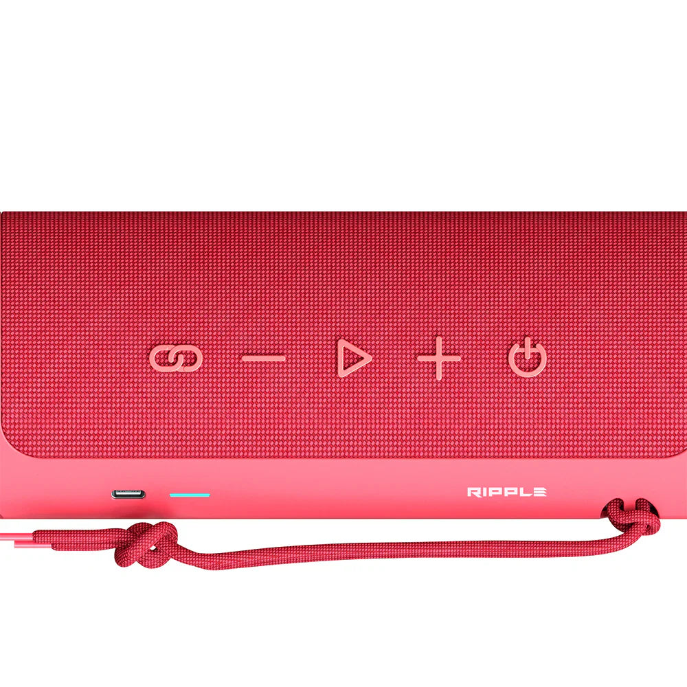 HiFuture RIPPLE 30W Waterproof Bluetooth Speaker- RED