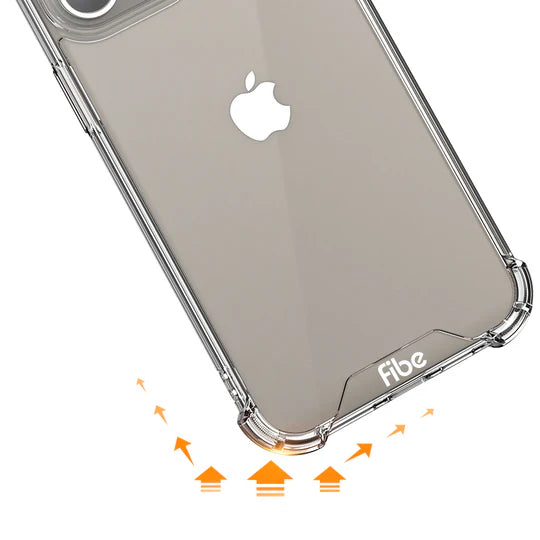 Fibe Anti Shock iPhone Case - Clear