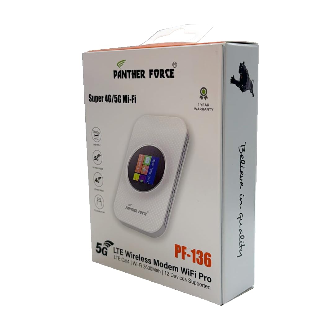 PF136 - Panther Force 5G WiFi Router  "300" Mbps Speed