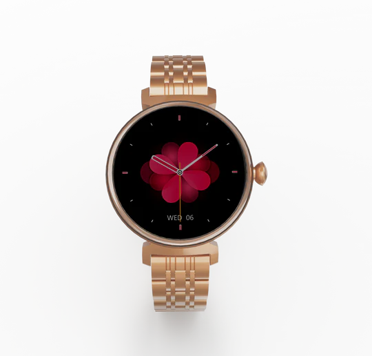 HiFuture AURA Luxury Female Stainless Steel Smart Watch - Gold