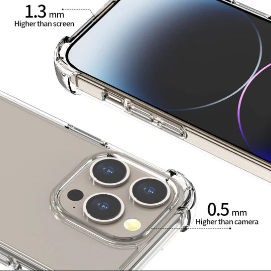 Fibe Anti Shock iPhone Case - Clear