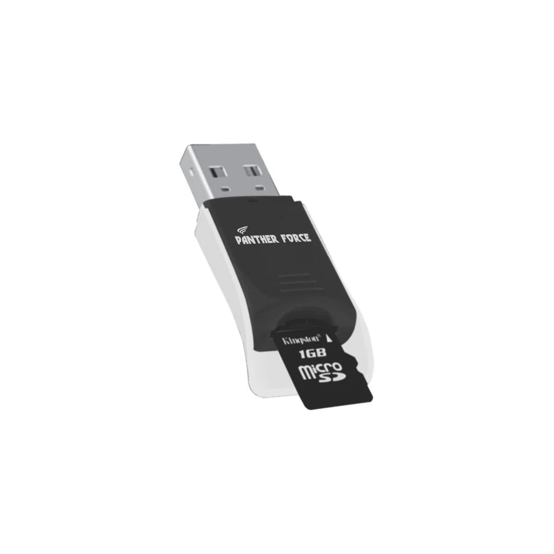 Panther Force Micro SD USB 2.0 Card Reader – High-Speed Data Transfer