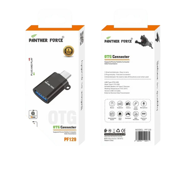Panther Force USB to Type C OTG Connector