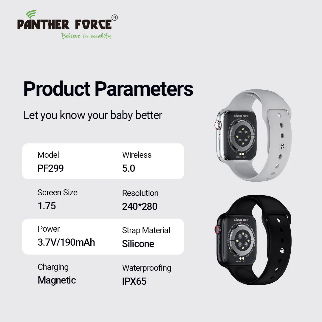 PF299 - Panther force 1.75-inch Large Screen Smart Watch