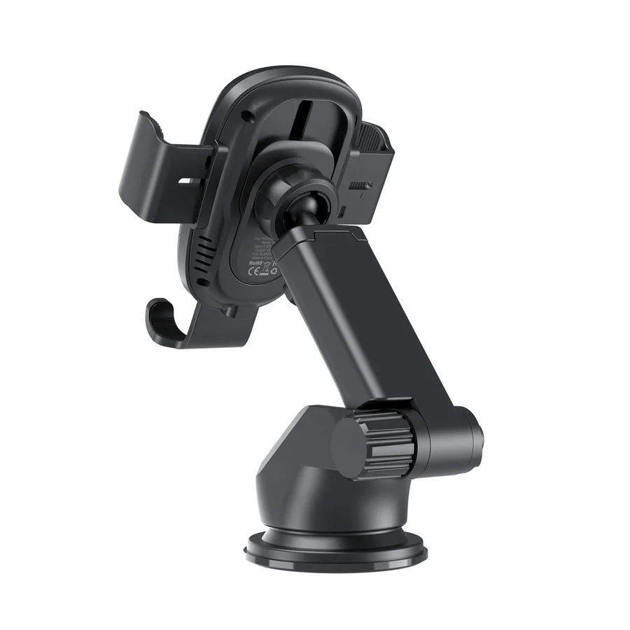 Choetech Model T203-F 15W Fast Wireless Car charger phone holder - Black