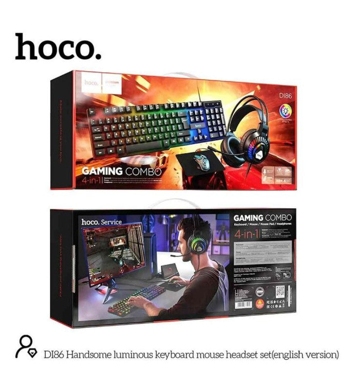 Hoco DI86 4-in-1 RGB Gaming Set