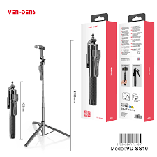 Extendable Selfie Stick with Bluetooth Shutter