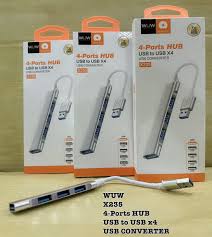 WUW 4-Ports HUB  USB to USB x4 USB CONVERTER MODEL：X235