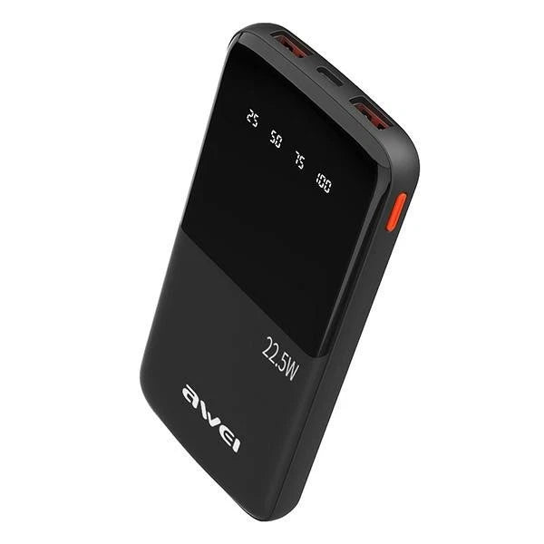 Awei Powerbank 10000mAh P10K 22,5W 2xUSB + USB-C